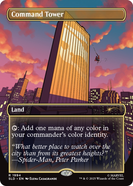 Command Tower in the group Magic the Gathering / Sets / Secret Lair / Secret Lair x Marvel's Spider-Man: Heroic Deeds at Proxyprinters.com (104313)