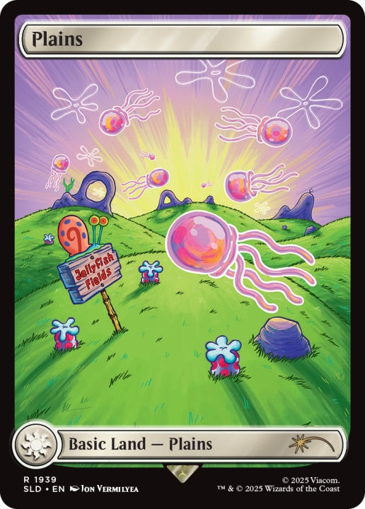 Plains in the group Magic the Gathering / Sets / Secret Lair / Secret Lair x SpongeBob SquarePants: Lands Under the Sea at Proxyprinters.com (104351)