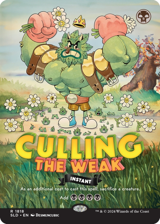 Culling the Weak in the group Magic the Gathering / Sets / Secret Lair / Twisted Toons at Proxyprinters.com (104358)