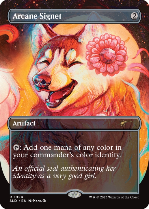 Arcane Signet in the group Magic the Gathering / Sets / Secret Lair / Dogs Are Better Than Cats at Proxyprinters.com (104369)