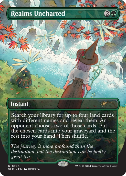 Realms Uncharted in the group Magic the Gathering / Sets / Secret Lair / Adventures of the Little Witch at Proxyprinters.com (104378)