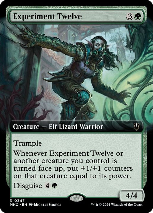 Experiment Twelve in the group Magic the Gathering / Types / Creatures / Warrior at Proxyprinters.com (10438)