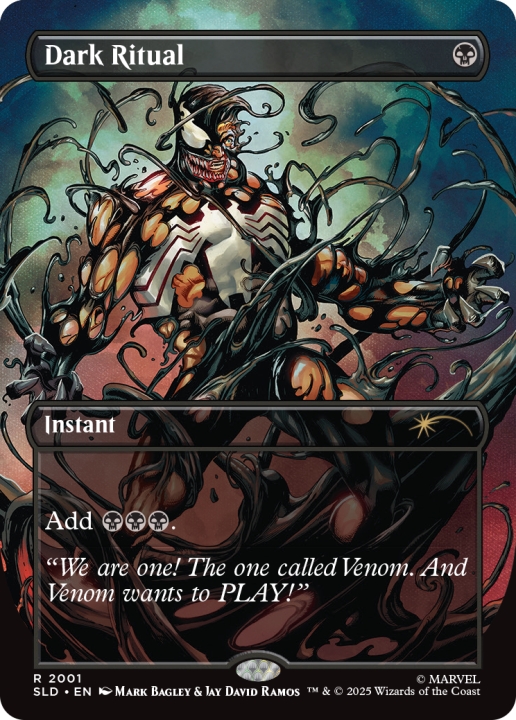 Dark Ritual in the group Magic the Gathering / Sets / Secret Lair / Secret Lair x Marvel’s Spider-Man: Venom Unleashed (Colors) at Proxyprinters.com (104385)
