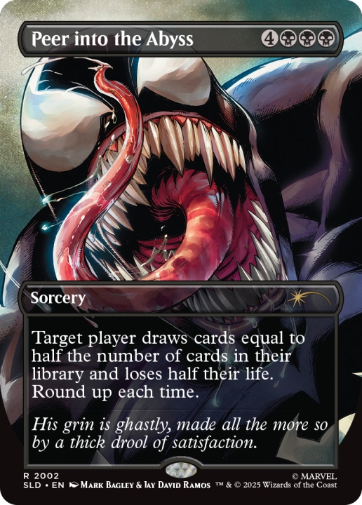 Peer into the Abyss in the group Magic the Gathering / Sets / Secret Lair / Secret Lair x Marvel’s Spider-Man: Venom Unleashed (Colors) at Proxyprinters.com (104386)