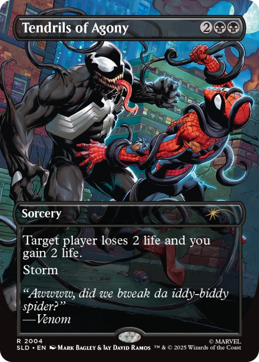 Tendrils of Agony in the group Magic the Gathering / Sets / Secret Lair / Secret Lair x Marvel’s Spider-Man: Venom Unleashed (Colors) at Proxyprinters.com (104388)