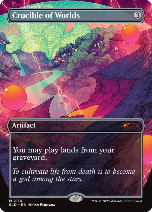 Crucible of Worlds in the group Magic the Gathering / Sets / Secret Lair / Alien Auroras at Proxyprinters.com (104392)