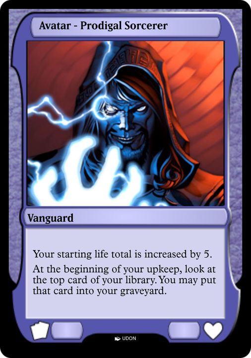 Prodigal Sorcerer Avatar in the group Magic the Gathering / Types / Colors / Colorless at Proxyprinters.com (10442)