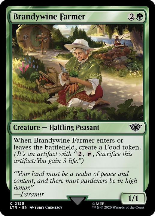 Brandywine Farmer in the group Magic the Gathering / Sets / The Lord of the Rings: Tales of Middle-earth at Proxyprinters.com (10448)