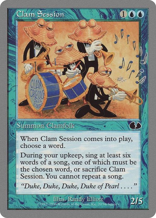 Clam Session in the group Magic the Gathering / Types / Colors / Blue at Proxyprinters.com (10457)