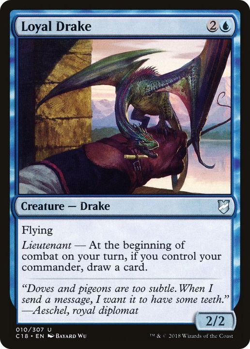 Loyal Drake in the group Magic the Gathering / Sets / Commander 2018 at Proxyprinters.com (10560)