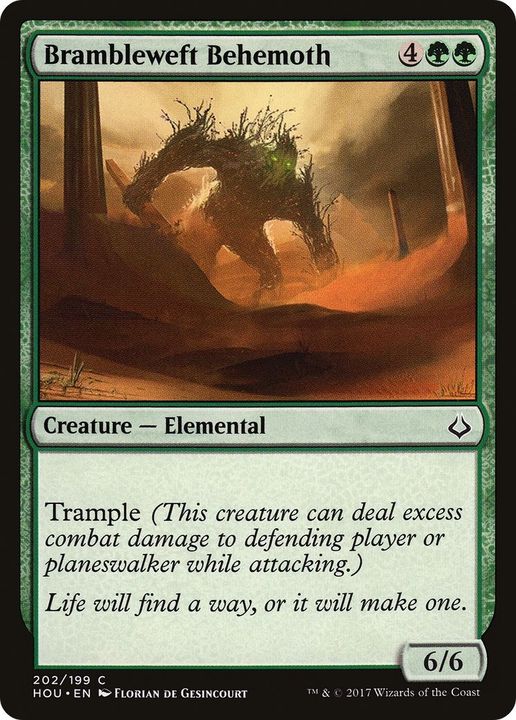 Brambleweft Behemoth in the group Magic the Gathering / Types / Colors / Green at Proxyprinters.com (10565)