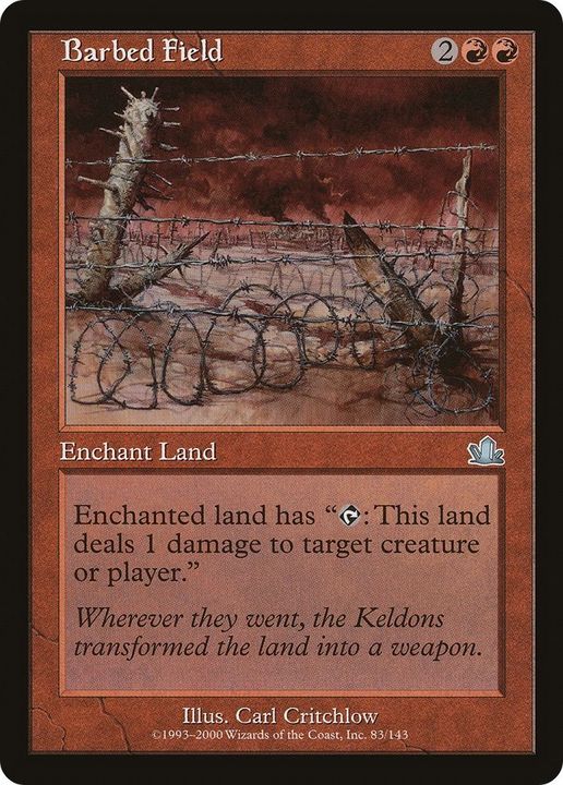 Barbed Field in the group Magic the Gathering / Types / Colors / Red at Proxyprinters.com (10567)