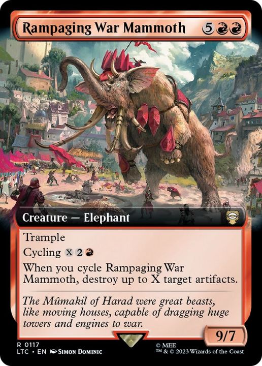Rampaging War Mammoth in the group Advanced search at Proxyprinters.com (1057)