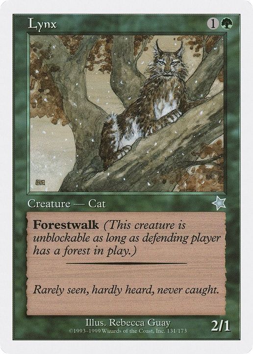 Lynx in the group Magic the Gathering / Types / Colors / Green at Proxyprinters.com (10605)