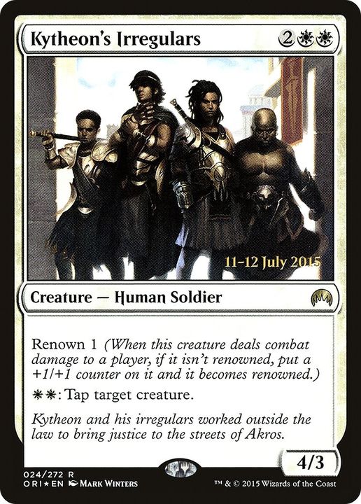 Kytheon's Irregulars in the group Magic the Gathering / Types / Creatures / Human at Proxyprinters.com (10616)