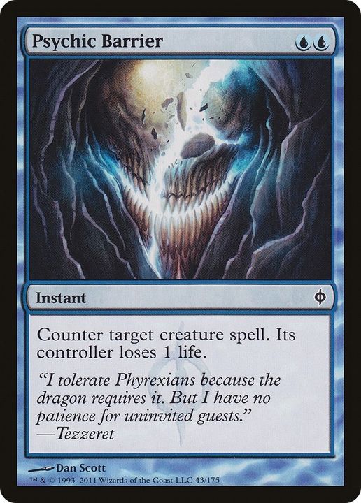 Psychic Barrier in the group Magic the Gathering / Sets / New Phyrexia at Proxyprinters.com (10666)