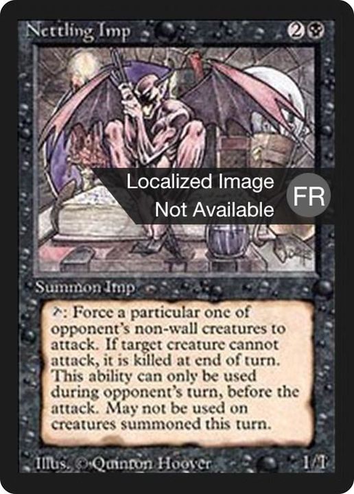 Nettling Imp in the group Magic the Gathering / Types / Colors / Black at Proxyprinters.com (10688)