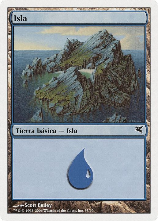 Island in the group Magic the Gathering / Sets / Salvat 2005 at Proxyprinters.com (10696)