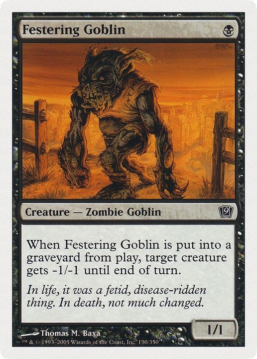 Festering Goblin in the group Magic the Gathering / Types / Creatures / Zombie at Proxyprinters.com (107)