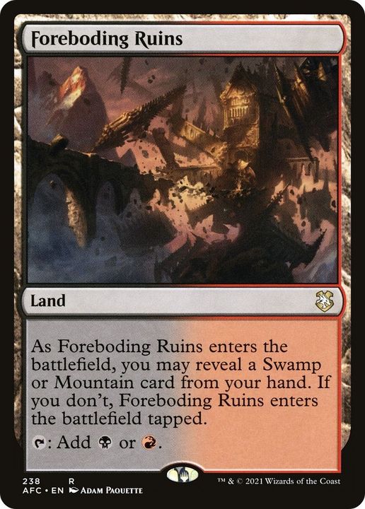 Foreboding Ruins in the group Magic the Gathering / Types / Colors / Colorless at Proxyprinters.com (10709)