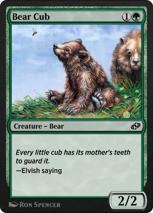 Bear Cub in the group Magic the Gathering / Types / Colors / Green at Proxyprinters.com (10720)