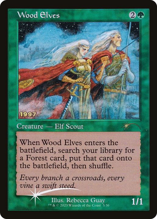 Wood Elves in the group Magic the Gathering / Types / Creatures / Elf at Proxyprinters.com (1073)