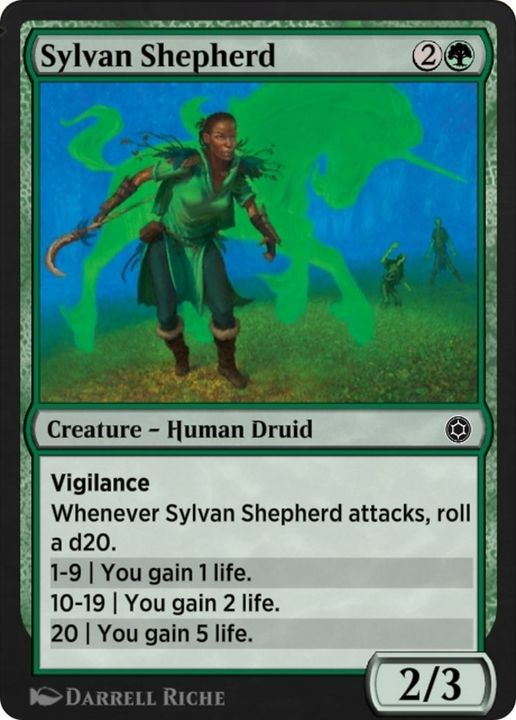 Sylvan Shepherd in the group Magic the Gathering / Sets / Alchemy Horizons: Baldur's Gate at Proxyprinters.com (10732)