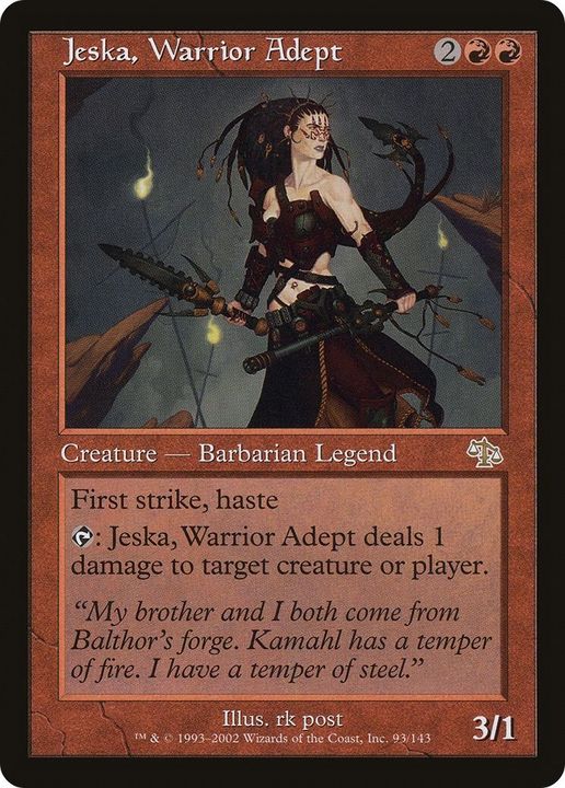 Jeska, Warrior Adept in the group Magic the Gathering / Types / Creatures / Warrior at Proxyprinters.com (10737)