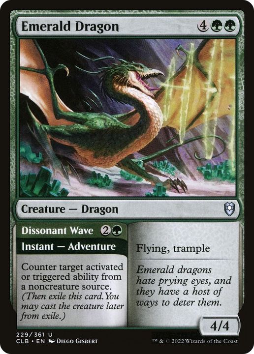 Emerald Dragon // Dissonant Wave in the group Advanced search at Proxyprinters.com (10758)