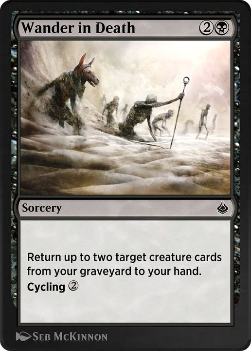 Wander in Death in the group Magic the Gathering / Sets / Amonkhet Remastered at Proxyprinters.com (10760)