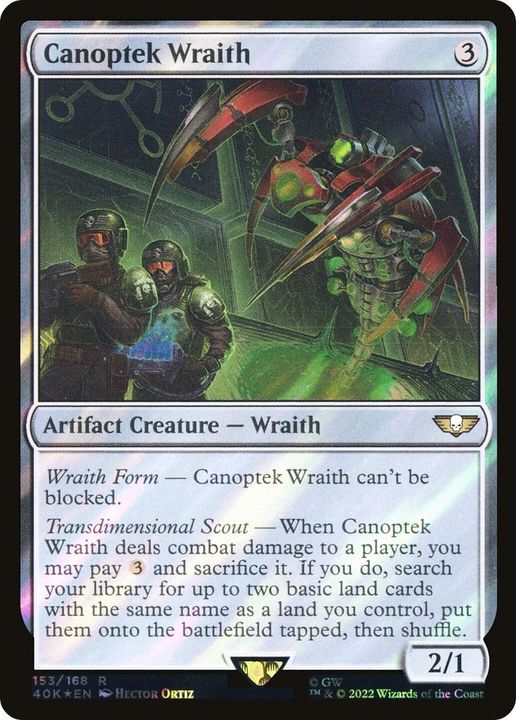 Canoptek Wraith in the group Magic the Gathering / Types / Colors / Colorless at Proxyprinters.com (1077)