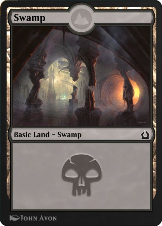 Swamp in the group Magic the Gathering / Sets / Magic 2010 Tokens at Proxyprinters.com (10794)