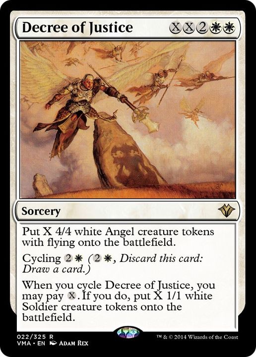 Decree of Justice in the group Magic the Gathering / Types / Colors / White at Proxyprinters.com (10805)