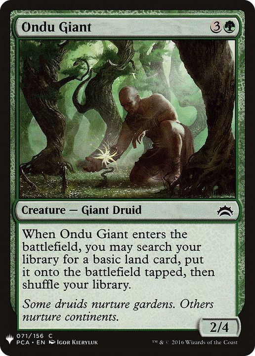 Ondu Giant in the group Magic the Gathering / Types / Colors / Green at Proxyprinters.com (10807)