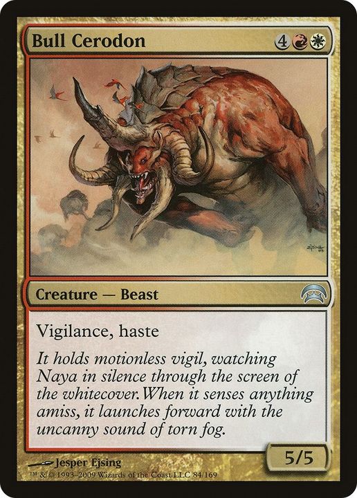 Bull Cerodon in the group Magic the Gathering / Types / Colors / Multicolors / R, W at Proxyprinters.com (10810)