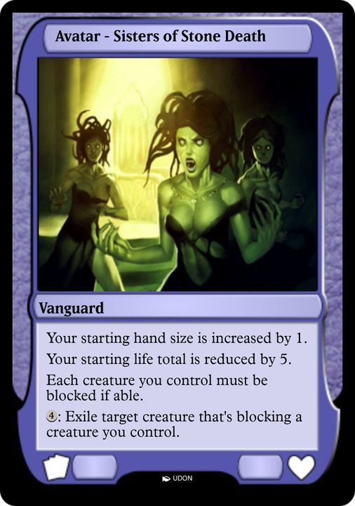 Sisters of Stone Death Avatar in the group Magic the Gathering / Types / Colors / Colorless at Proxyprinters.com (1084)