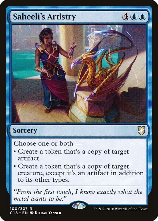 Saheeli's Artistry in the group Magic the Gathering / Types / Colors / Blue at Proxyprinters.com (1087)