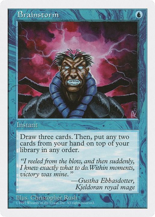 Brainstorm in the group Magic the Gathering / Types / Colors / Blue at Proxyprinters.com (10871)