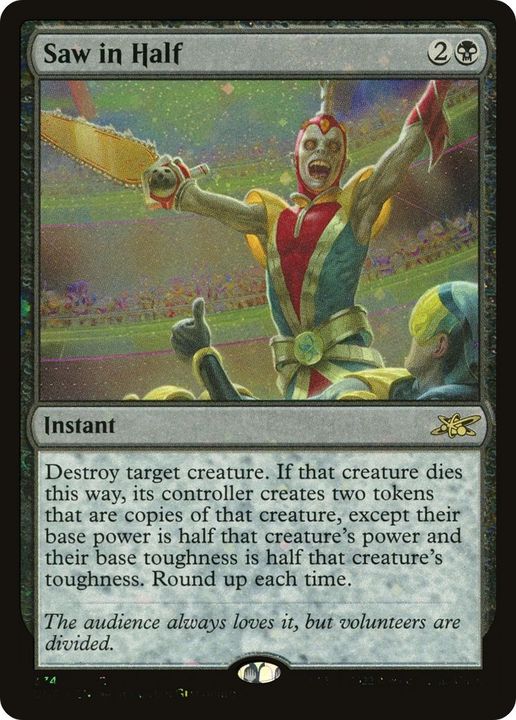 Saw in Half in the group Magic the Gathering / Types / Colors / Black at Proxyprinters.com (10884)