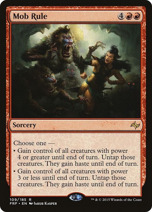 Mob Rule in the group Magic the Gathering / Singles at Proxyprinters.com (10889)