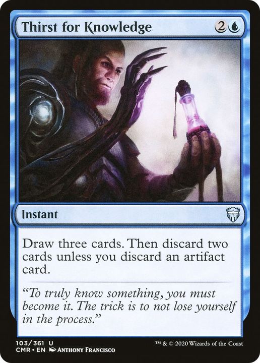 Thirst for Knowledge in the group Magic the Gathering / Types / Colors / Blue at Proxyprinters.com (10911)