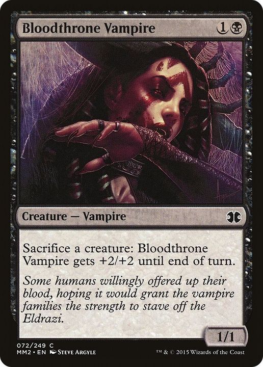 Bloodthrone Vampire in the group Magic the Gathering / Sets / Modern Masters 2017 at Proxyprinters.com (10918)