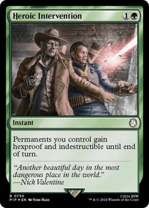 Heroic Intervention in the group Magic the Gathering / Types / Colors / Green at Proxyprinters.com (10932)