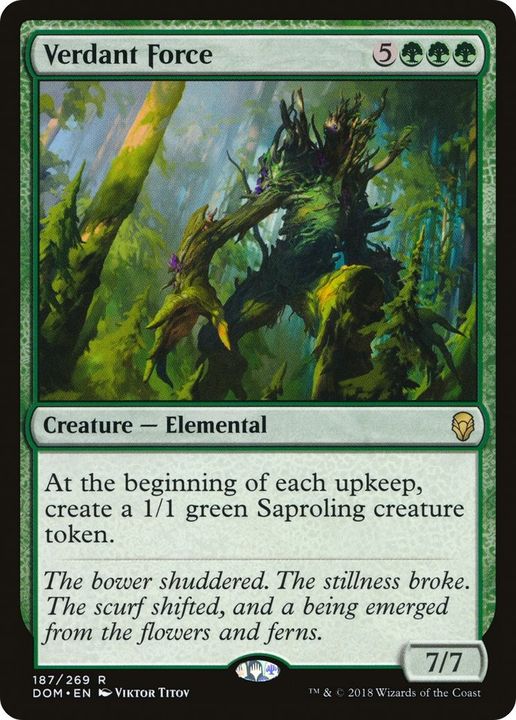 Verdant Force in the group Magic the Gathering / Types / Colors / Green at Proxyprinters.com (10945)