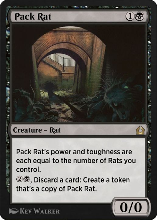 Pack Rat in the group Magic the Gathering / Types / Colors / Black at Proxyprinters.com (10954)