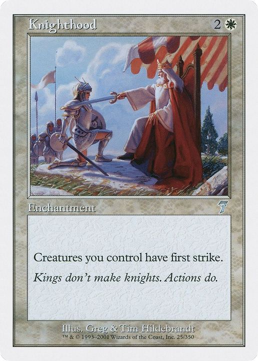 Knighthood in the group Magic the Gathering / Sets / Seventh Edition at Proxyprinters.com (10970)