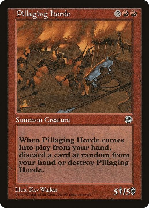 Pillaging Horde in the group Magic the Gathering / Types / Creatures / Human at Proxyprinters.com (10971)