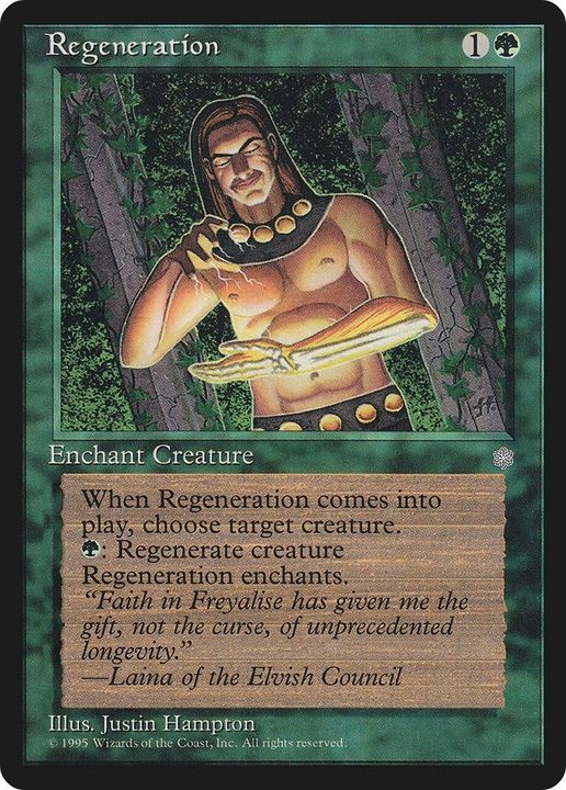 Regeneration in the group Magic the Gathering / Types / Colors / Green at Proxyprinters.com (10978)