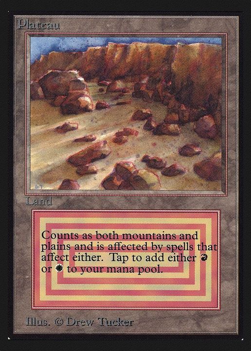 Plateau in the group Magic the Gathering / Types / Land / Mountain at Proxyprinters.com (10982)