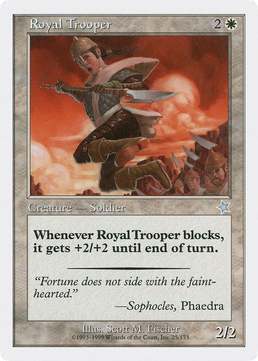 Royal Trooper in the group Magic the Gathering / Types / Creatures / Human at Proxyprinters.com (11011)